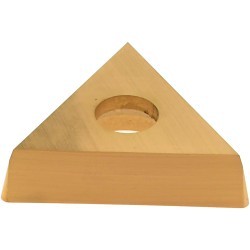 DORIAN® 71703 Turning Insert, TPGH Insert, 21.51 Insert, Triangle, Positive Rake, Neutral Cutting, For Use On: Multi Material, Carbide, Manufacturer's Grade: DNP25GT